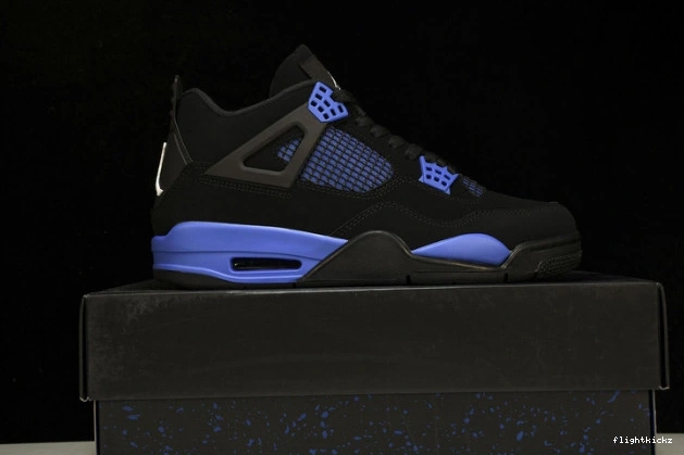 Black 4 Game CT8527-018 Retro Royal Jordan 0717